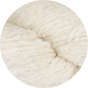 Natürliches Samt-Twist-Garn – Elfenbein