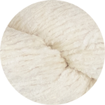 Natürliches Samt-Twist-Garn – Elfenbein