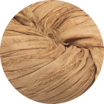 Recyceltes Sari-Seidenband – Antikgold