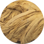 Ruban de Soie Sari Recyclé - Butternut