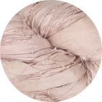 Recycled Sari Silk Ribbon - Lotus