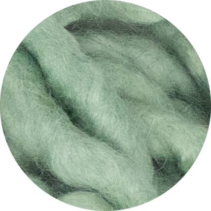 Chunky Felted Rope - Granite Green