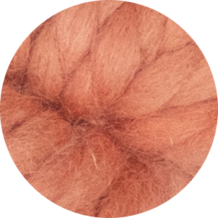 Chunky Merino Wool Twist – Orange Rost