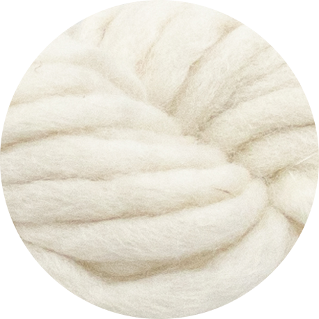 Fine Felted Wool - Woolly White