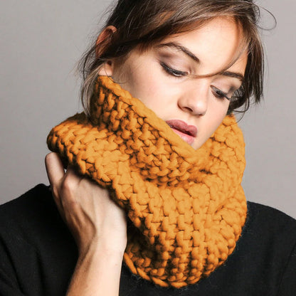 We Are Knitters Knitting Kit - Himba Snood in Ochre