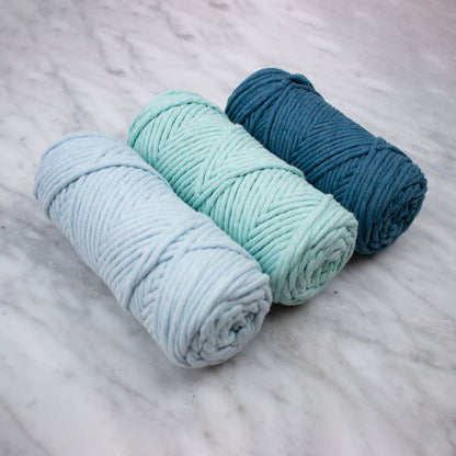 Colored Cotton String 3mm (200gr) - Bundle Sky