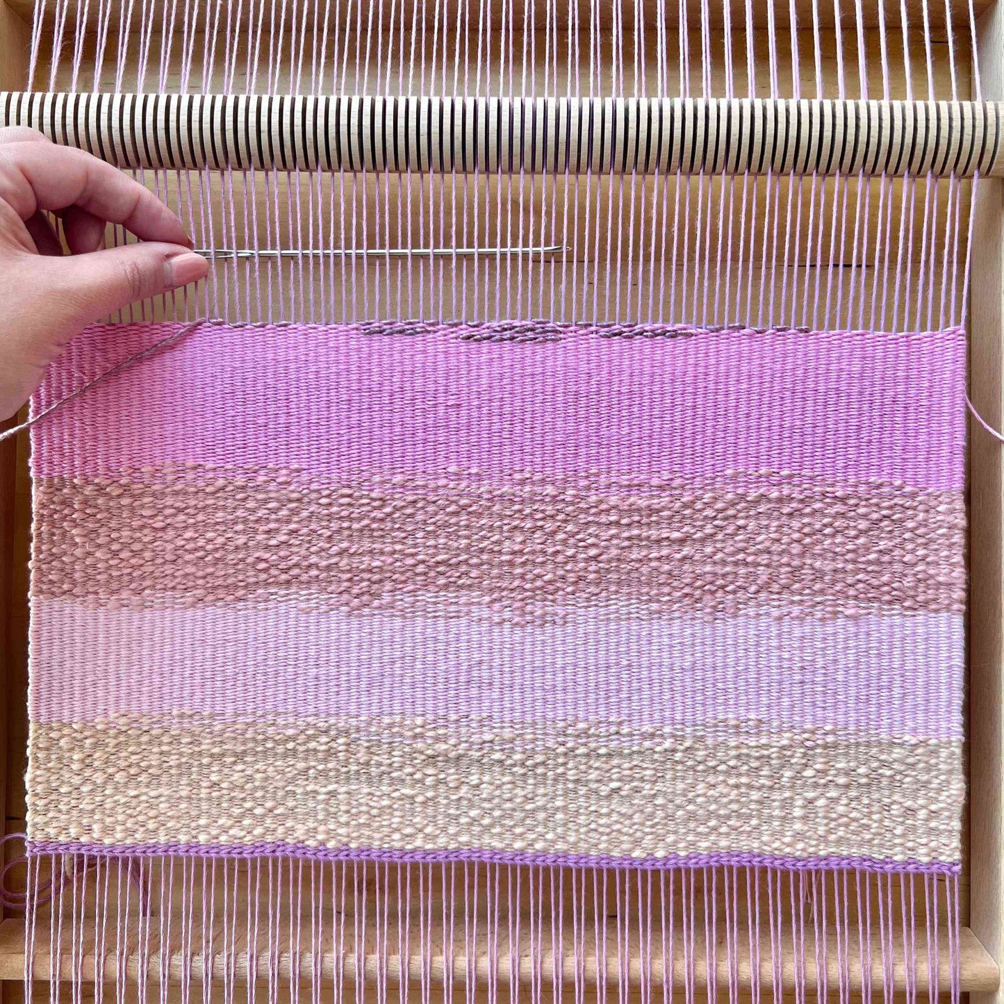 Placemats (x2) Weaving Kit - Supplies only with Pattern (no loom) - x Painted Sky Textiles