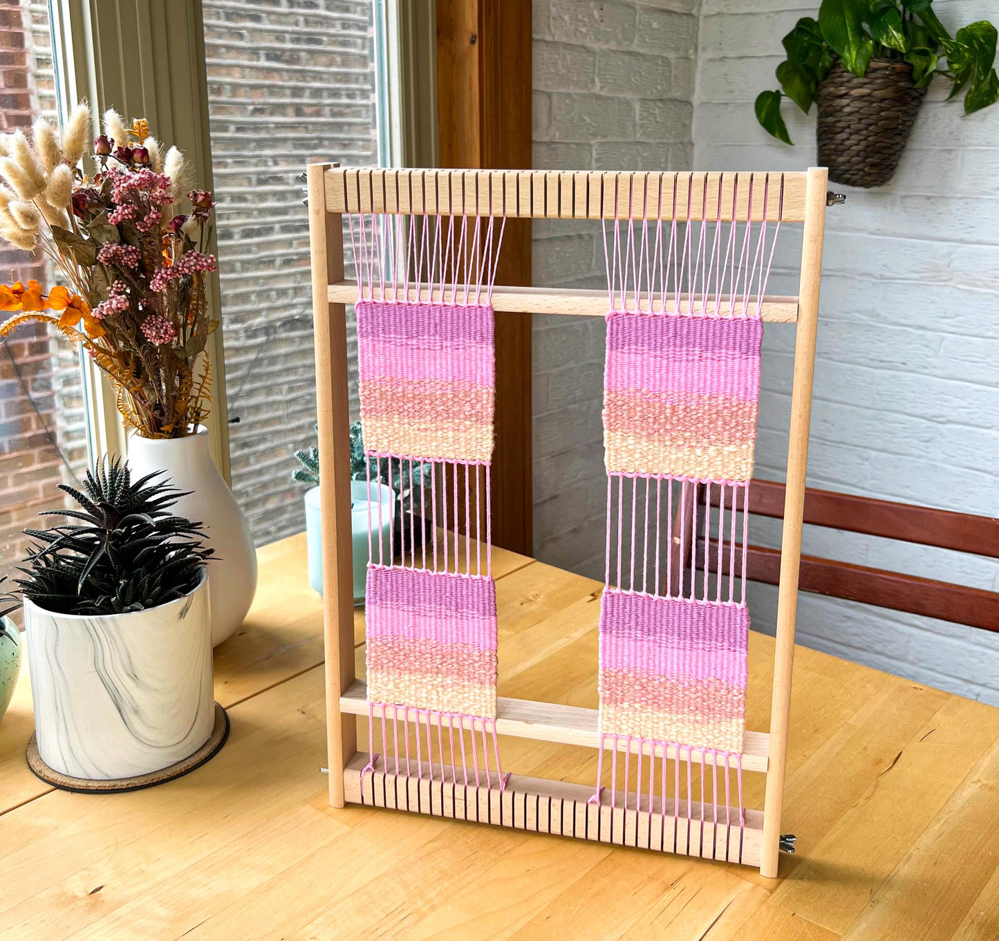 Coasters (x12) Weaving Kit - Supplies only with Pattern (no loom) - x Painted Sky Textiles