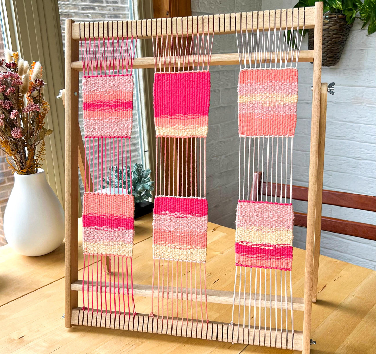 Coasters (x12) Weaving Kit - Supplies only with Pattern (no loom) - x Painted Sky Textiles