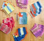Bundle Coasters (x12) & Placemats (x2) Weaving Kit - Supplies only with Pattern (no loom) - x Painted Sky Textiles