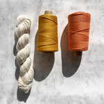 Roll-Tischsets (x2) Webset - Garn nur mit Muster (kein Webstuhl)