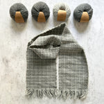 Fluffy & Icicle 2 Scarves Weaving Kit - Supplies only with Pattern (no loom)