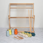 Kit de tissage de dessous de verre (x12) et sets de table (x2) - Pelotes et métier à tisser XL avec patron - x Painted Sky Textiles