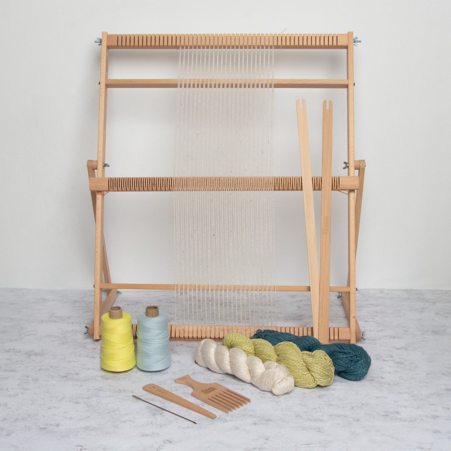 Tischset (x2) Webset - Zubehör und XL-Webstuhl mit Muster - x Painted Sky Textiles