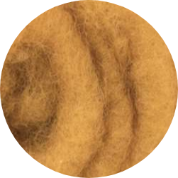 Carded Maori Wool - Saffron