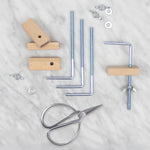 Metal Clamps + Scissors