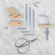 Metal Clamps + Scissors