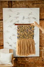 "Love The Wool" Wall Hanging Weaving Kit - Supplies only with Pattern (no loom) - x Scoutwoven