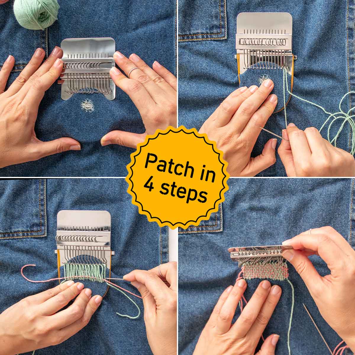 Patch & Play - Swift Loom Beginner Kit + WIP bag