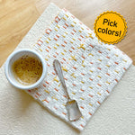 Roll-Tischsets (x2) Webset - Garn nur mit Muster (kein Webstuhl)