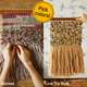 2 Kits Bundle | Blocked + Love The Wool Wall Hanging Weaving Kits - Supplies and 1xMedium loom with Pattern - x Scoutwoven