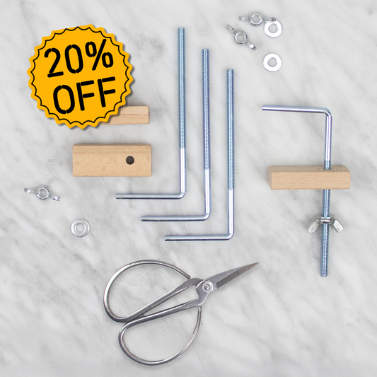 Metal Clamps + Scissors