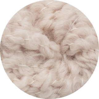 Merino Bouclé Yarn - Powder
