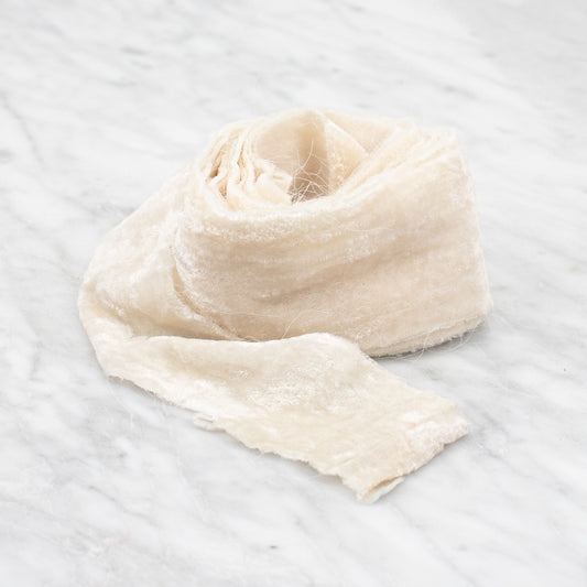 Velvet Ribbon - Ivory