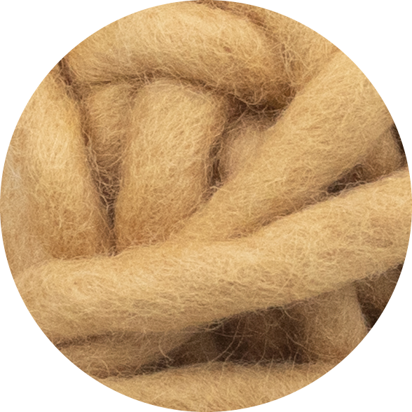 Chunky Felted Rope - Bright Peach