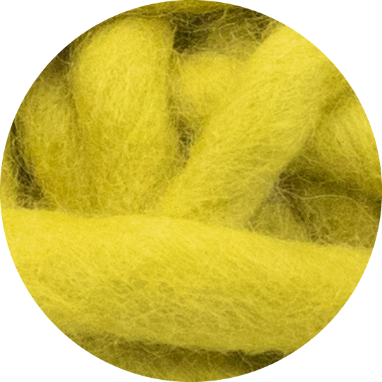Grob gefilztes Seil – Chartreuse
