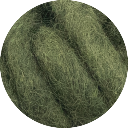 Chunky Felted Rope - Garden Green