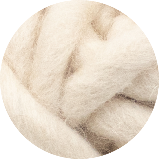 Chunky Felted Rope - Ivory