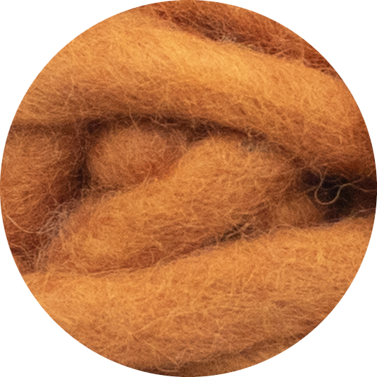 Grob gefilztes Seil – Rost Orange