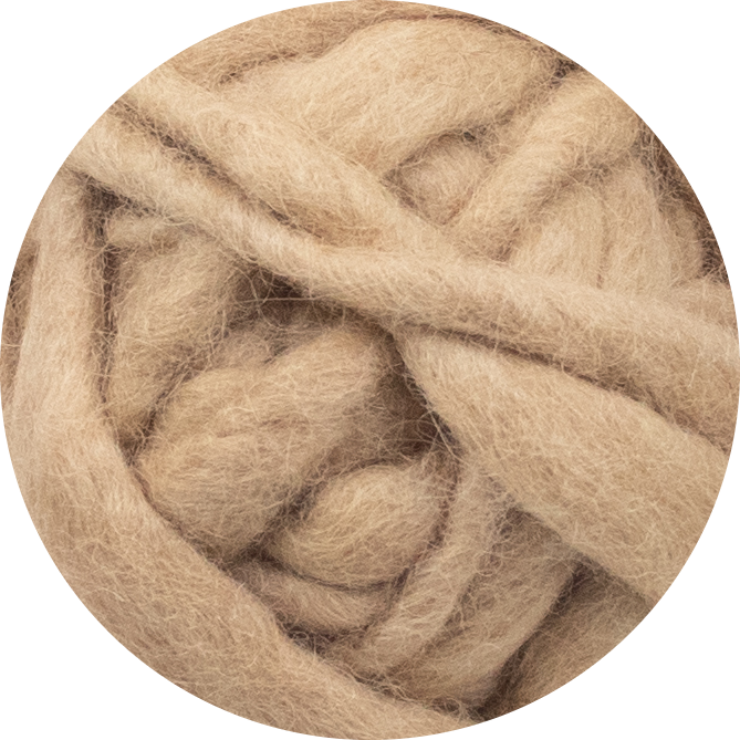 Chunky Wave Felted Yarn - Antique Copper