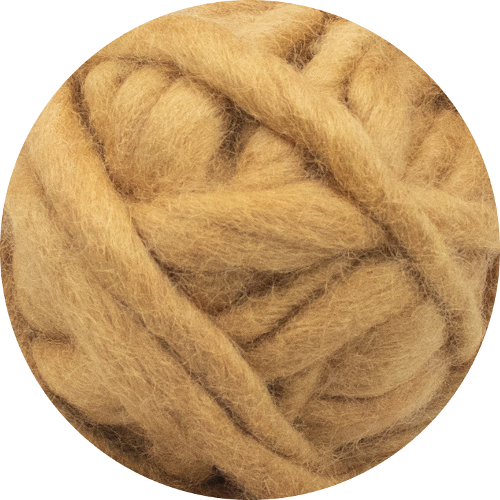 Chunky Wave Felted Yarn - Butternut