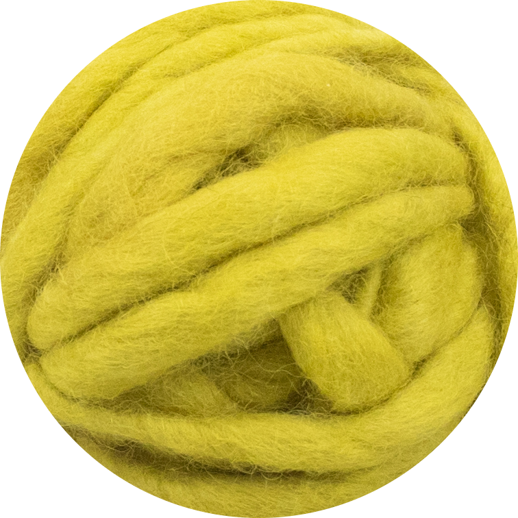 Chunky Wave Felted Yarn - Chartreuse