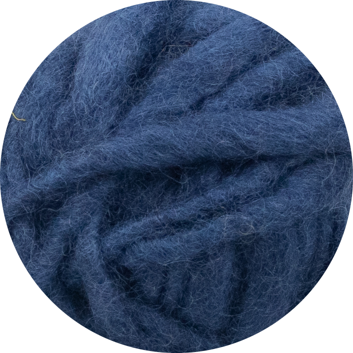 Chunky Wave Felted Yarn - Classic Blue