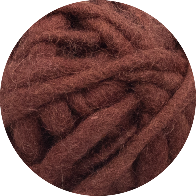 Chunky Wave Felted Yarn - Redwood