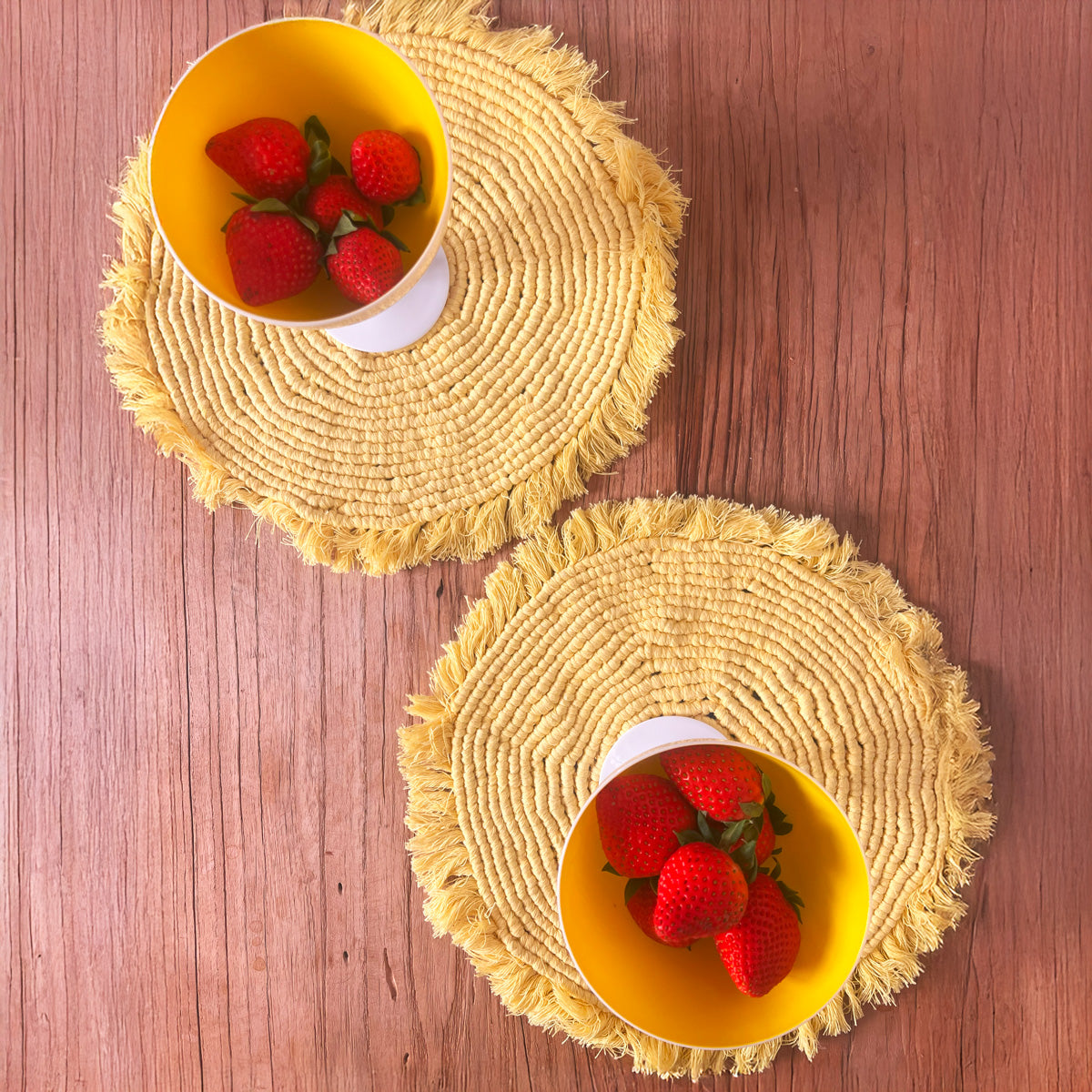 Somov Platzdeckchen - Makramee-Set mit Muster