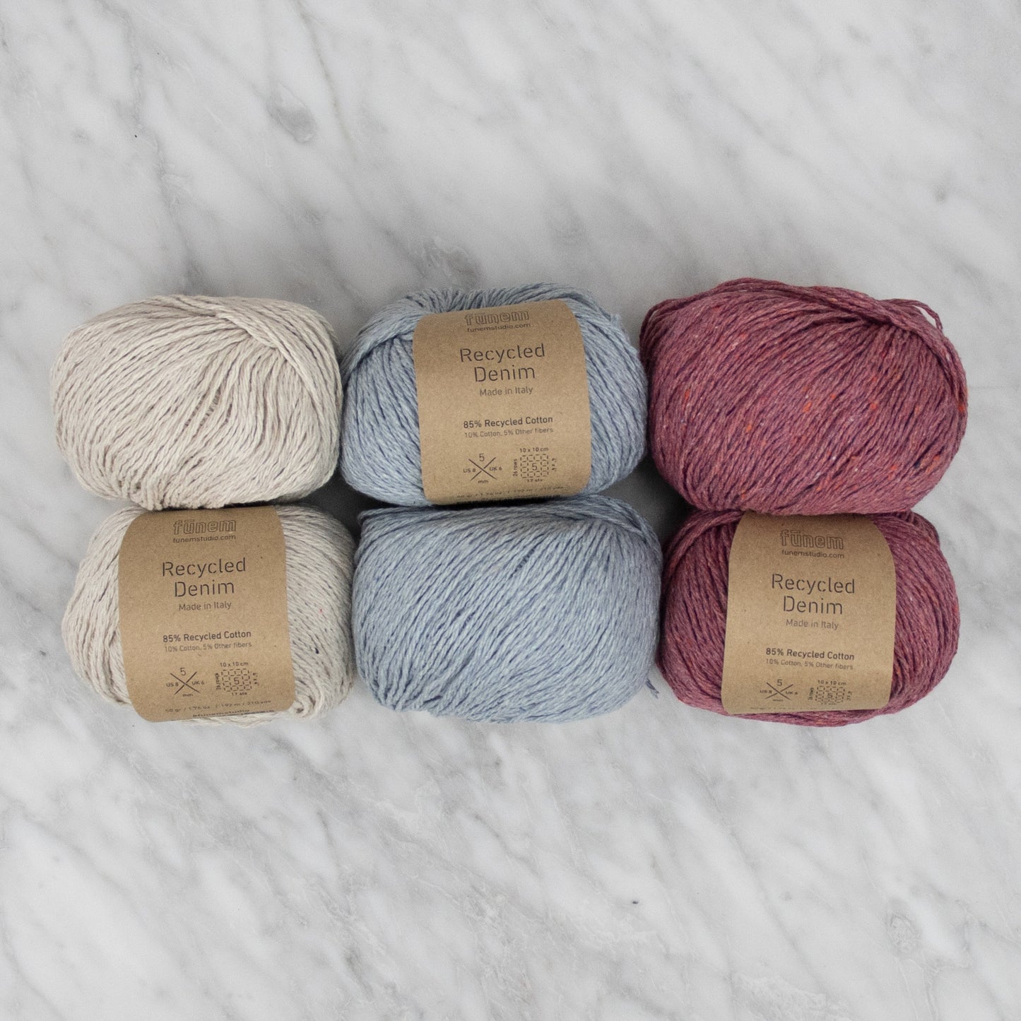 Tea Towel (x2) Weaving Kit - Supplies only with Pattern (no loom) - x Studio Stiller