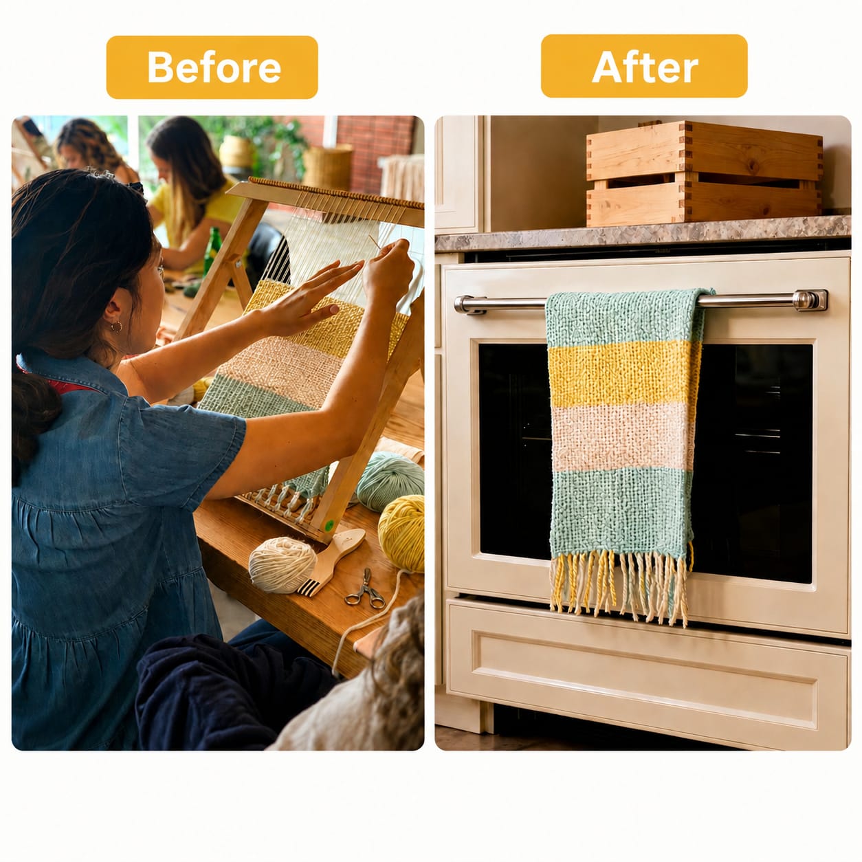 Tea Towel (x2) Kit - XLarge loom with Cotton - x Studio Stiller