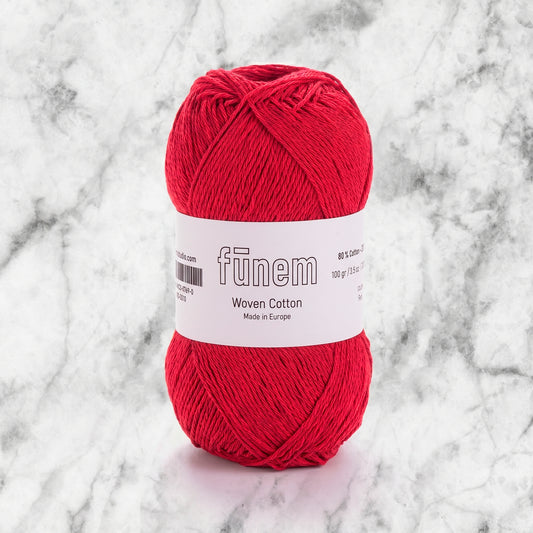 Woven Cotton Red