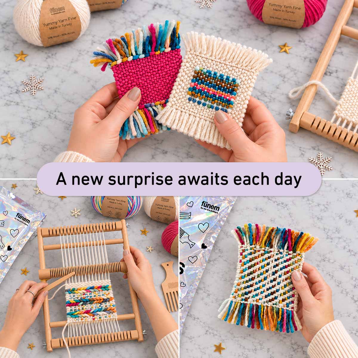 Weavemas: 12 Days of Weaving - Mystery Project Advent Calendar - Preorder
