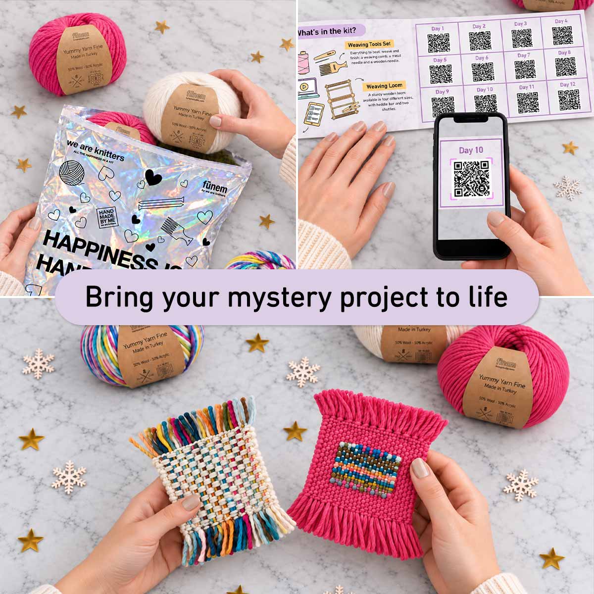 Weavemas: 12 Days of Weaving - Mystery Project Advent Calendar - Preorder