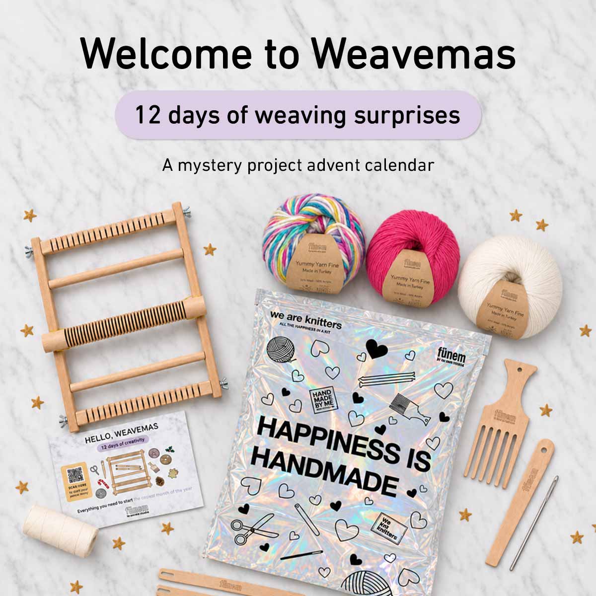Weavemas: 12 Days of Weaving - Mystery Project Advent Calendar - Preorder