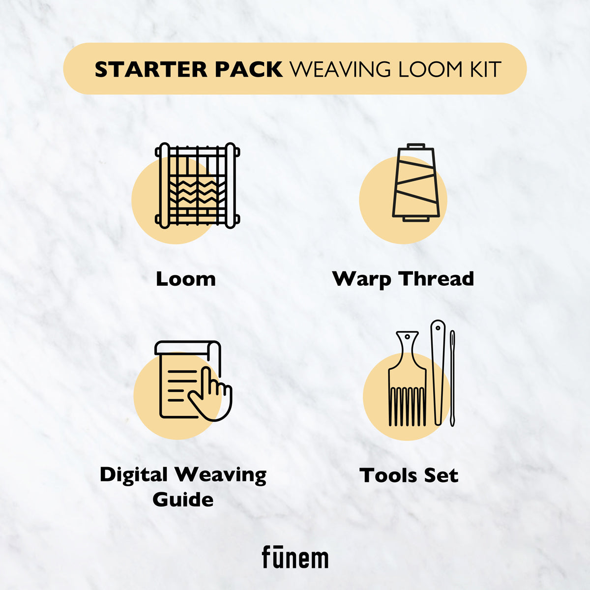 Weaving loom kit - XLarge