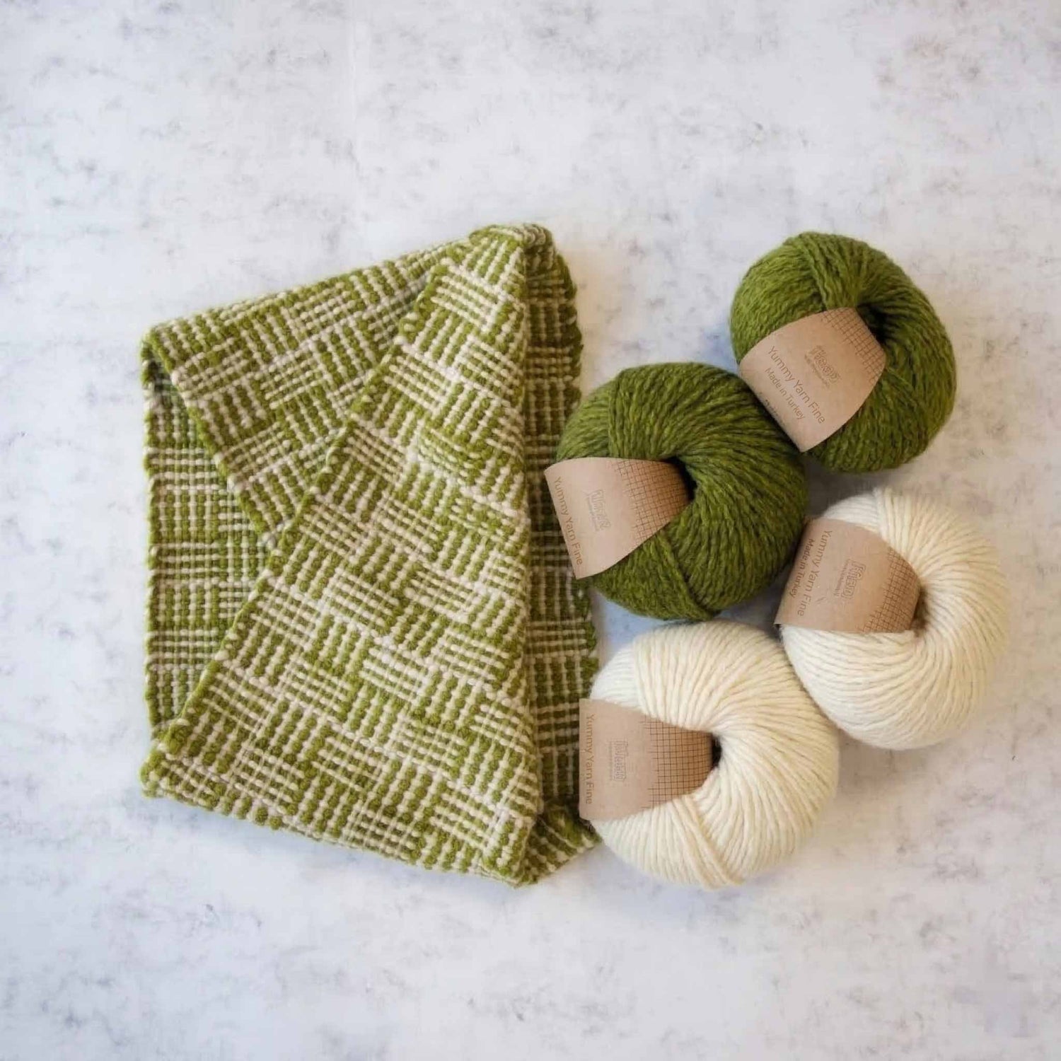 Bliss Snood Weaving Kit - Supplies only with Pattern (no loom) - x Tunkiwellness -Yummy Version