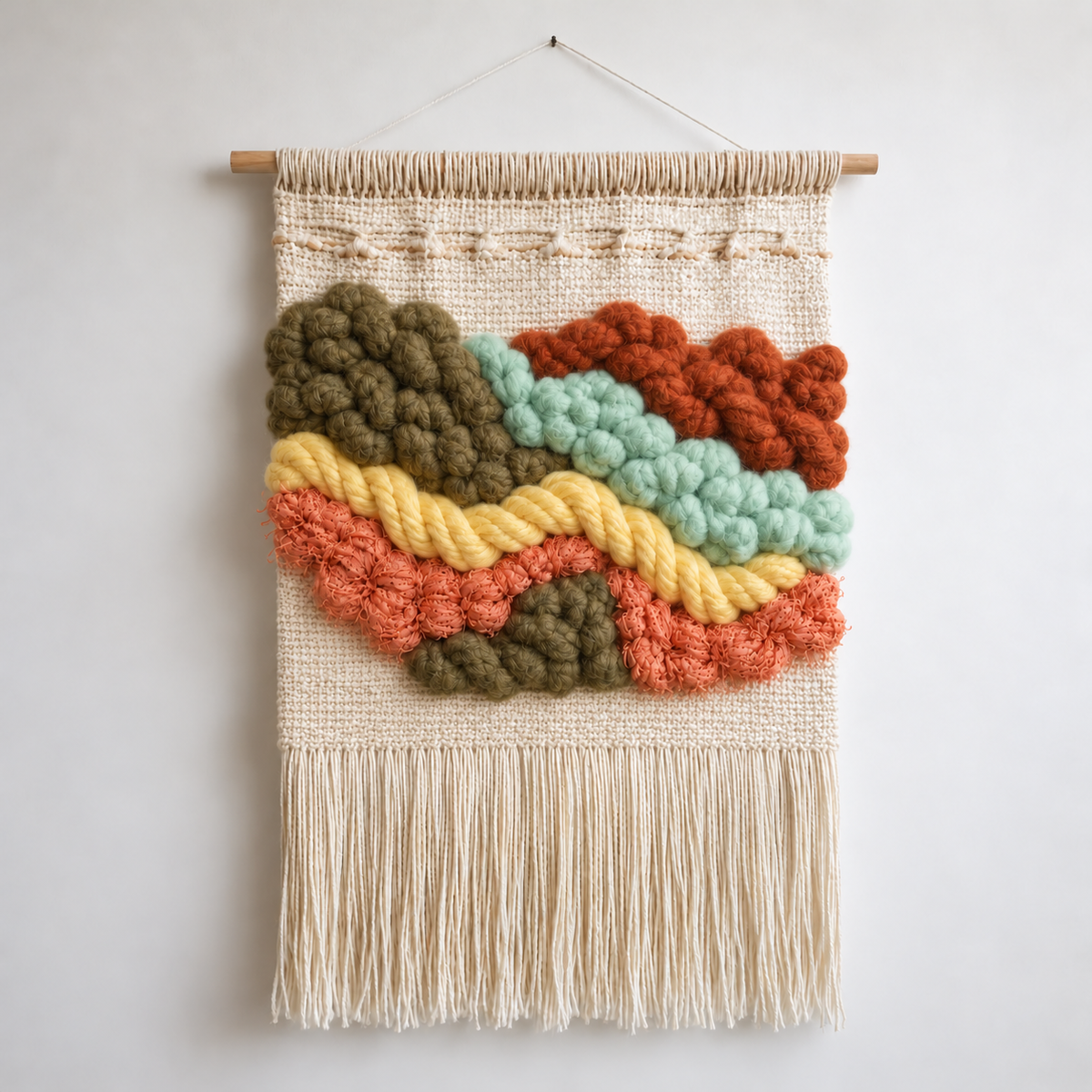 Botanical yarn sampler bag