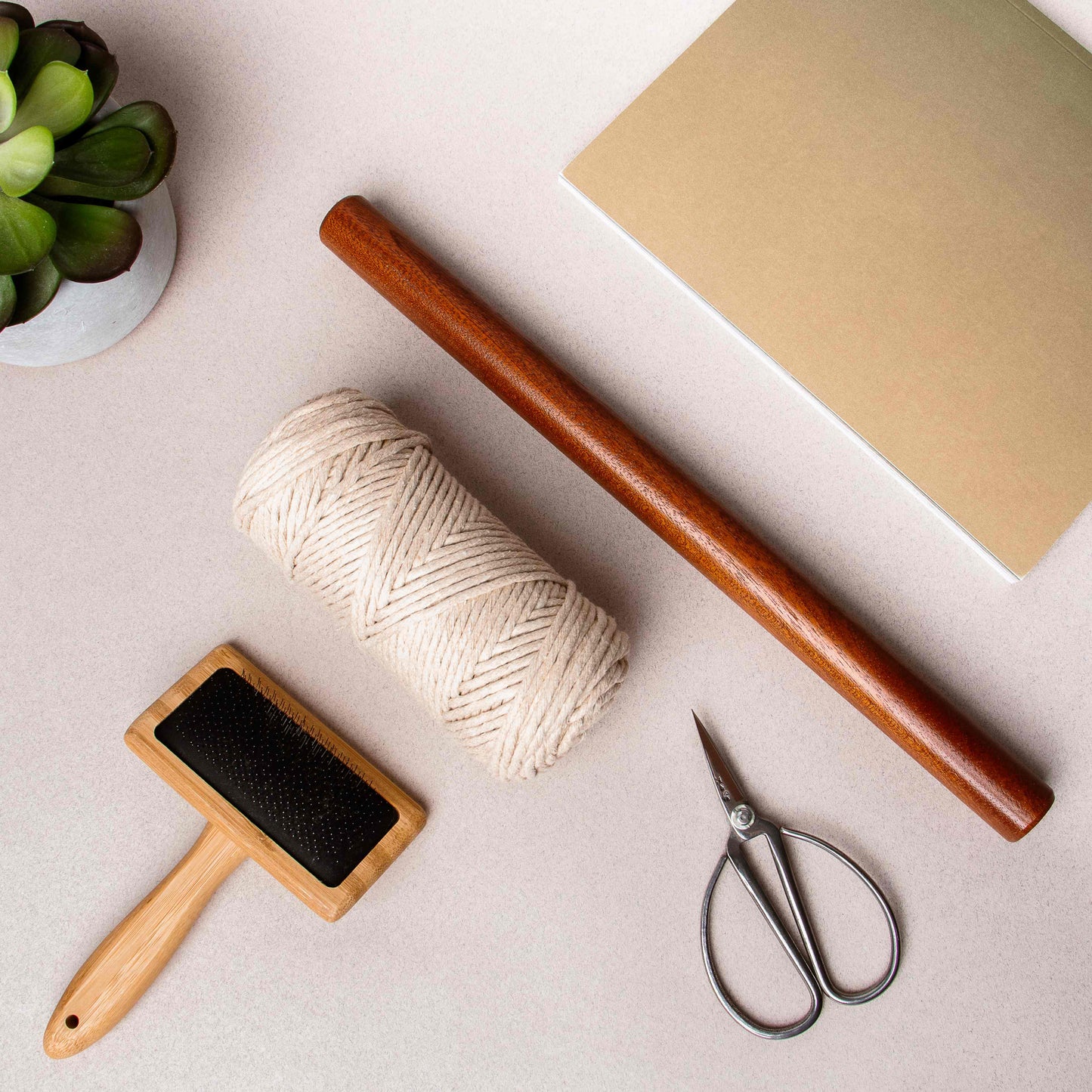 Macrame Plant Hanger Kit with Pattern - Cactus