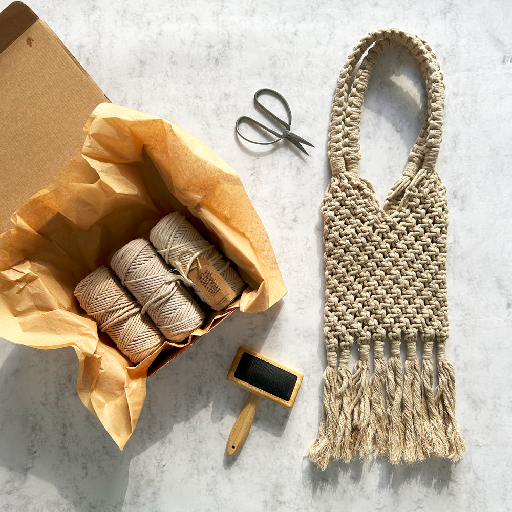 Macrame Bag Kit with Pattern - Cairo